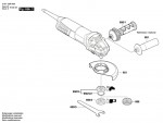 Bosch 3 601 G9D 000 Gws 11-125 Angle Grinder 230 V / Eu Spare Parts